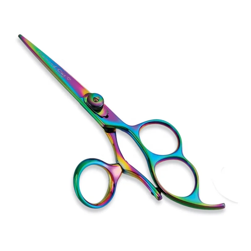 Titanium Color Scissors For Hair Salon in Stainless Custom Size And Design Hair Scissors multiple color Hair Cutting Scissors