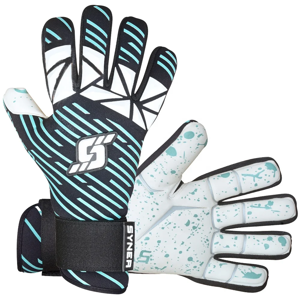 Professional Giga Grip Latex Goalkeeper Gloves Size 5 to 11 4mm Finger Protection for Training for Futbol Goalees