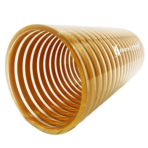 pvc flexible spiral suction hose pipe 150 mm size available with good flexibility