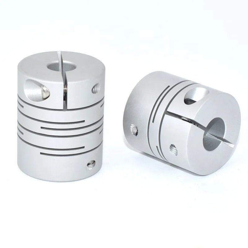 High-strength Aluminum Made Alloy Backlashless Beam Slit  Aluminum Flexible Shaft Coupling