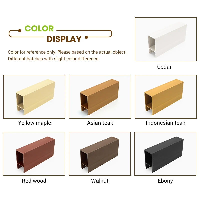 WPC Wood Plastic Composite Ceiling Indoor False Ceiling for office/hall/Shop