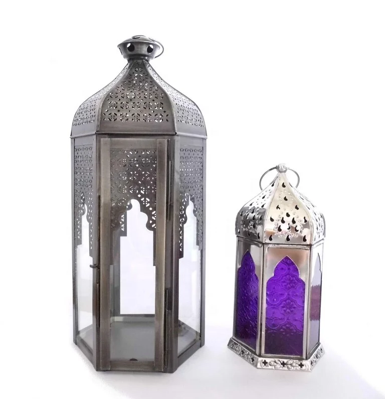 Luxury Home Decoration Metal Candle Lantern Unique Design Holder Logo Engraving Black Metal Candle Stick Holder Lantern