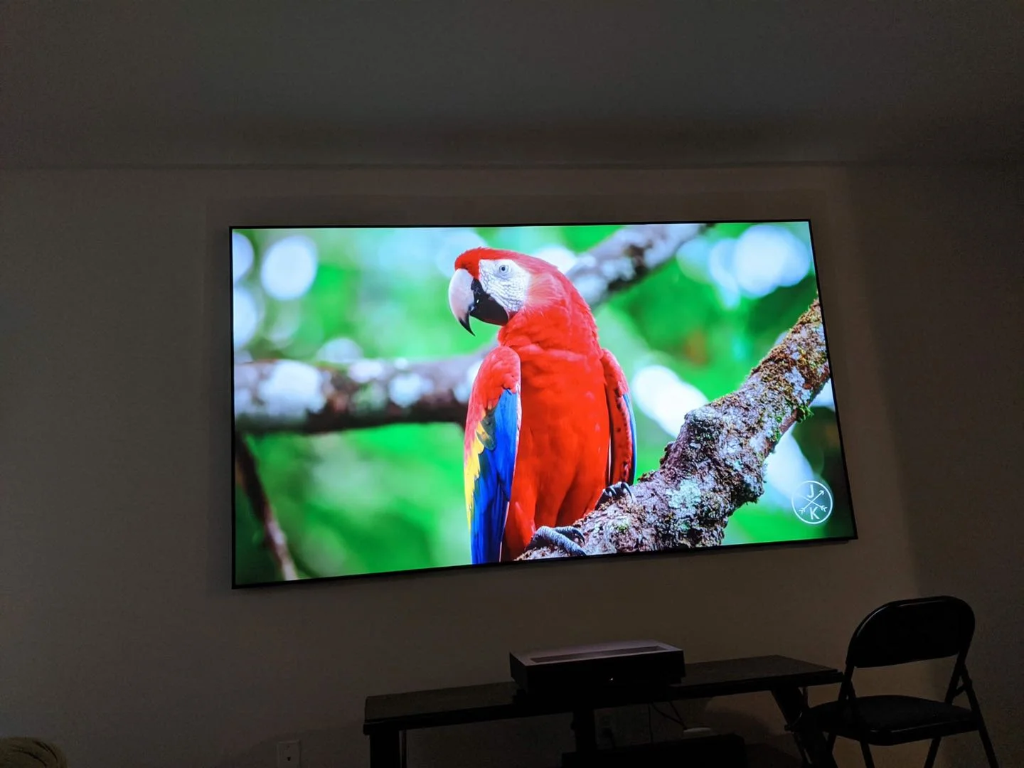 TELON Manufacture Price 150inch ALR Short Throw Fixed Frame Projector Screen with Wide Viewing Angle