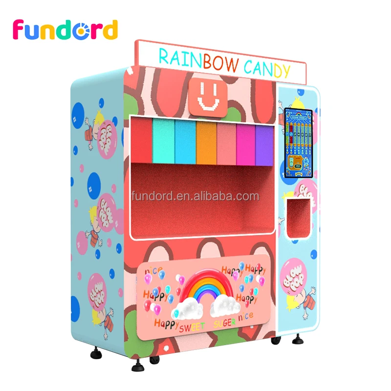 Fundord new chocolate candy bean automatic candy vending machines