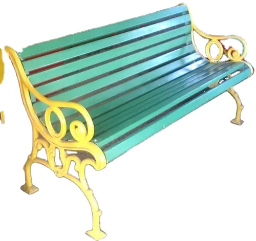 3 Seater Seat Bracket Garden Bench Boat Wood Wooden and Metal Seating Restaurant Corner Outdoor Street Customized Surface Modern