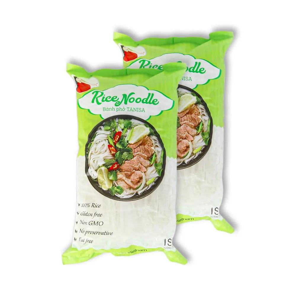 Вьетнамская сухая рисовая лапша, вермишель, низкоуглеводная лапша, производство Халяль, ISO, сертификация HACCP