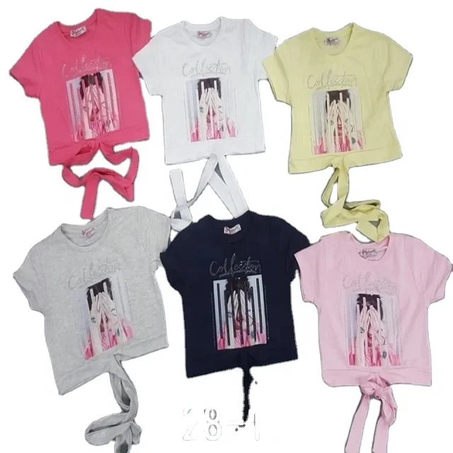 Custom Jersey Short Sleeve 100% Cotton Childrens Support Kids Summer T-shirts