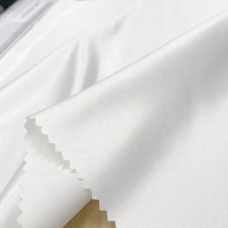 LCDS018R 100% Polyester Eco-Friendly Recycled Satin Bridal Fabric