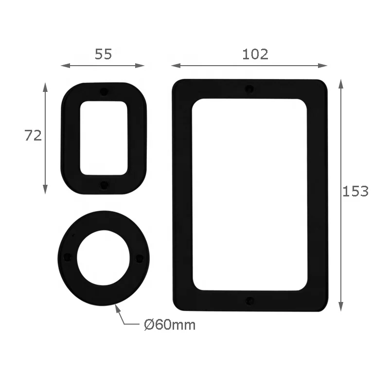 Plastic Magnetic Picture Mini Magnet Board Pocket Magnet Photo Frame