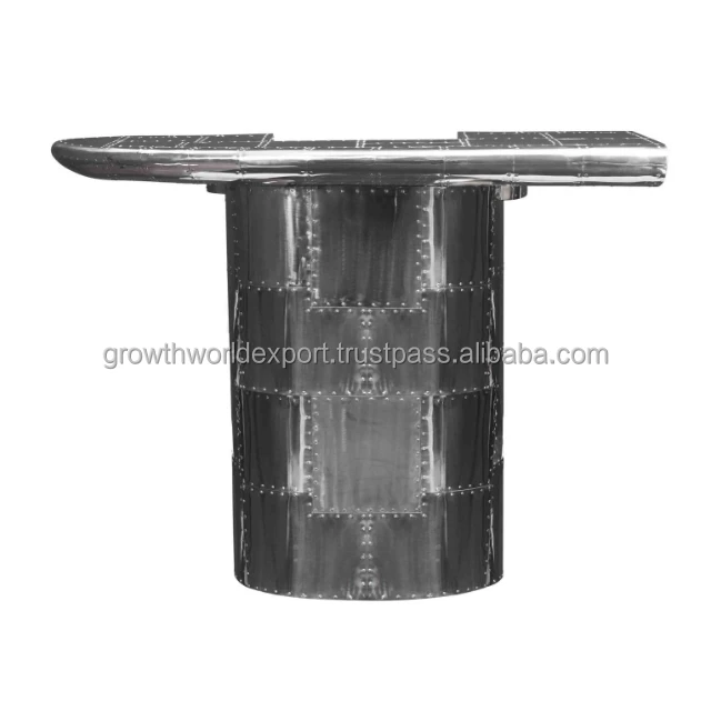 Aviator Bar Counter Storage Cabinet steel Furniture Bar Storage Luxury Handmade dining Room furniture premium bar furniture 2024