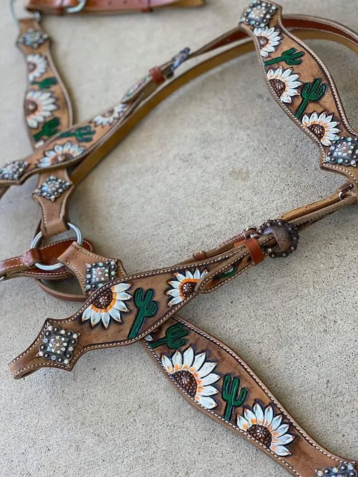 Genuine Leather Western Headstall Bridle Equestrian Product for Riding Horses Custom Logo Fancy Stitching Available Bulk Price