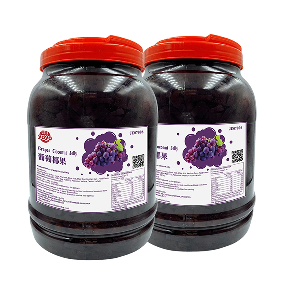 Фруктовое желе с ароматом винограда кокосовое для Пузырькового чая