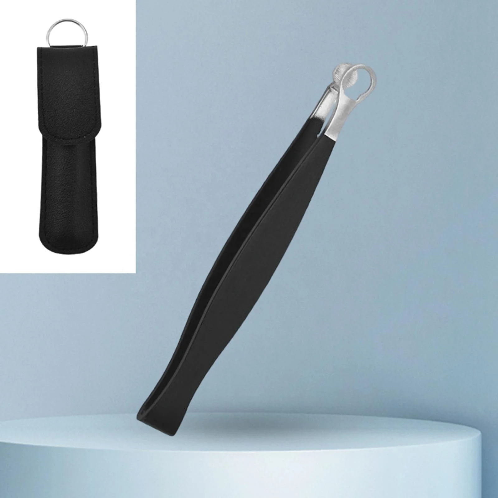 Nose Hair Trimming Tweezers Round Head Multifunctional Water Resistant Stainless Steel for Noses Sideburns Nose Men Women