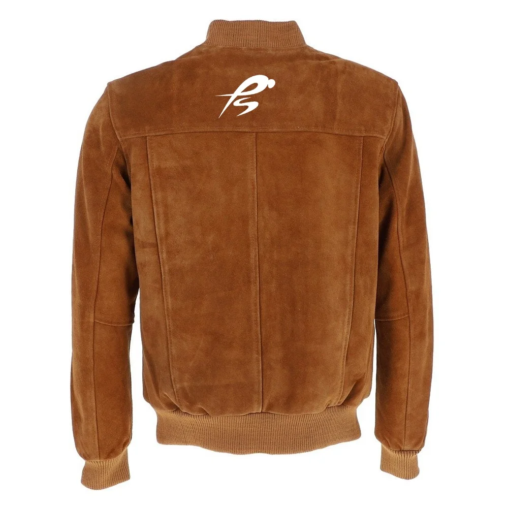 Мужская кожаная куртка с воротником-стойкой повседневная мотоциклетная из искусственной кожи верхняя одежда пальто карманами на молнии