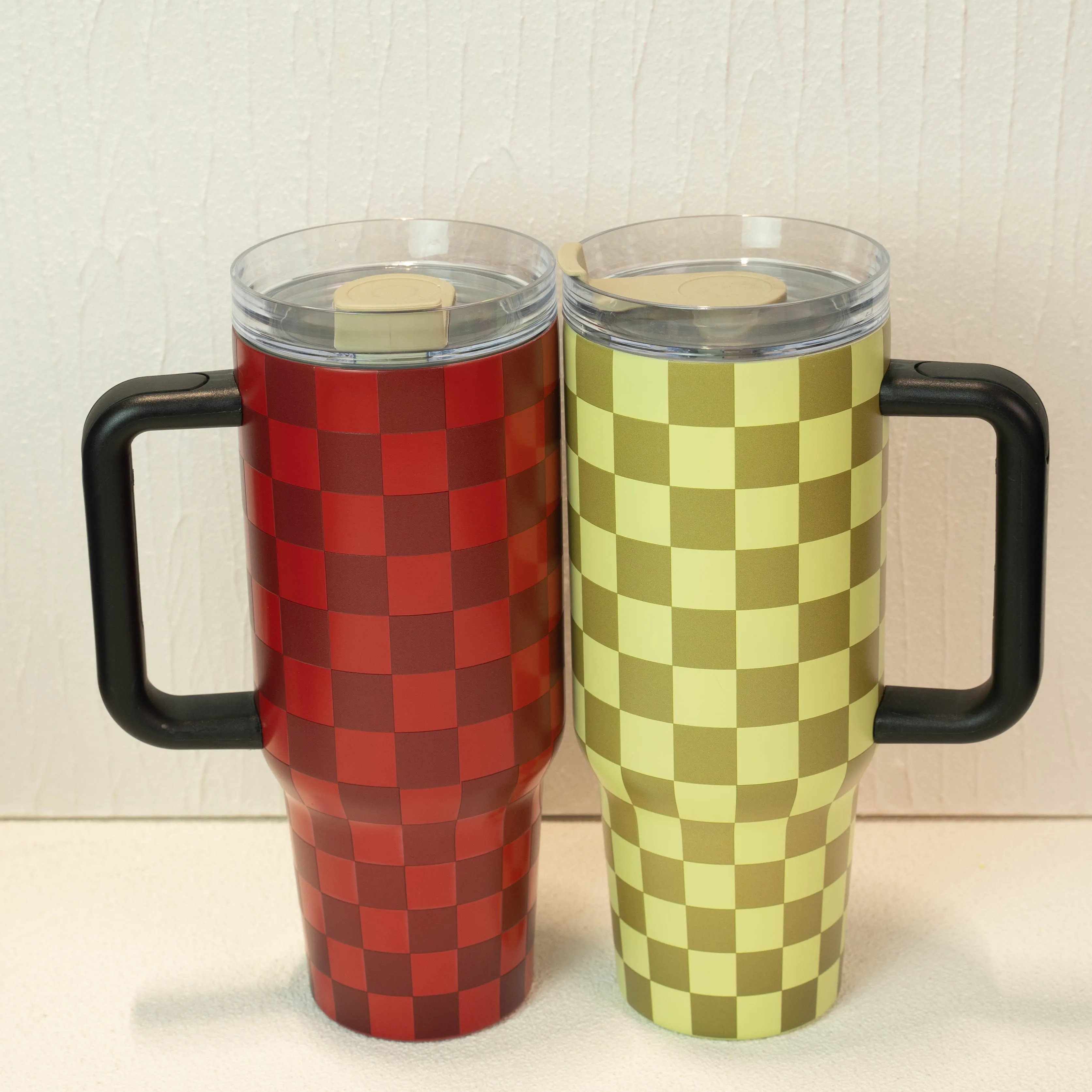 30 унций 40 унций уличные кружки леопардовые Пользовательские двойные стены 40 унций стакан с ручкой