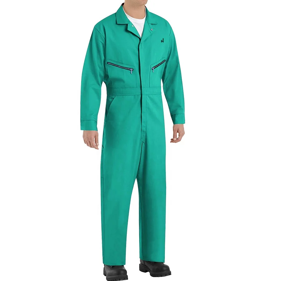 Working Suit Coverall Long Sleeve Elastic waist High Quality Direct Factory Sale Cheap Price OEM Services