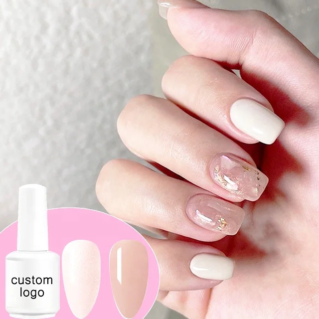 78 Colors Wholesale Professional Rubber Base Nail Polish Factory Oem Soak Off Gel Polish Base Coat Rubber Base Uv Polish