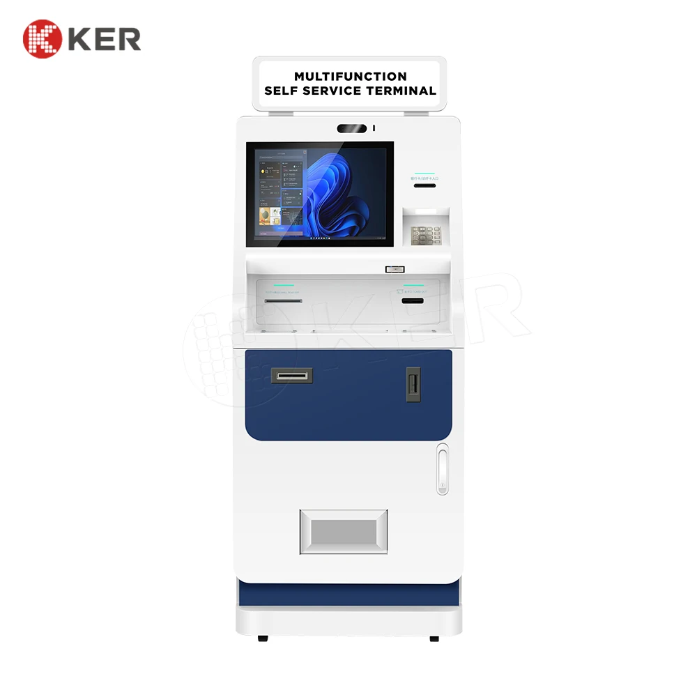 Projected Capacitive Touch Screen Multifunction Self Service Print government Terminal