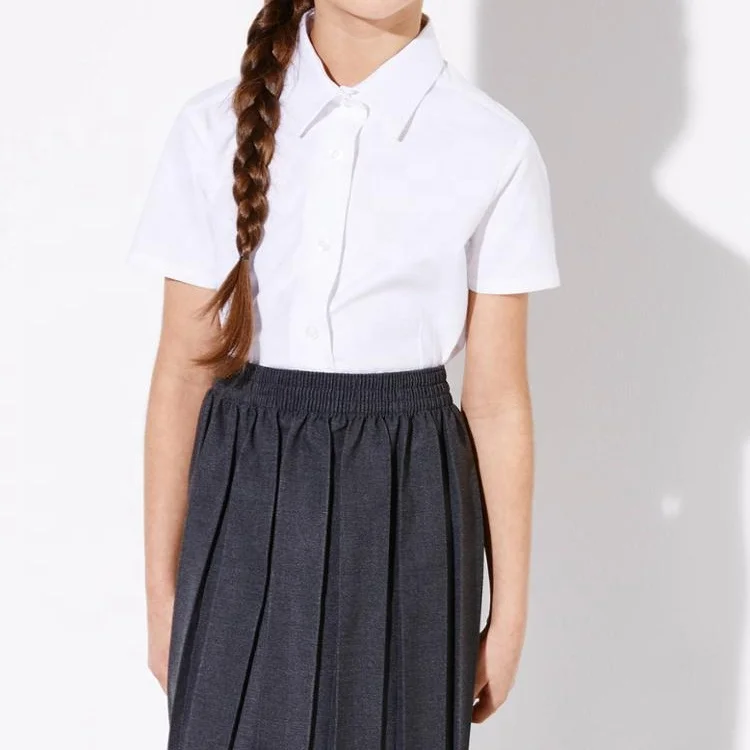 school uniform for girls shirt and skirt
