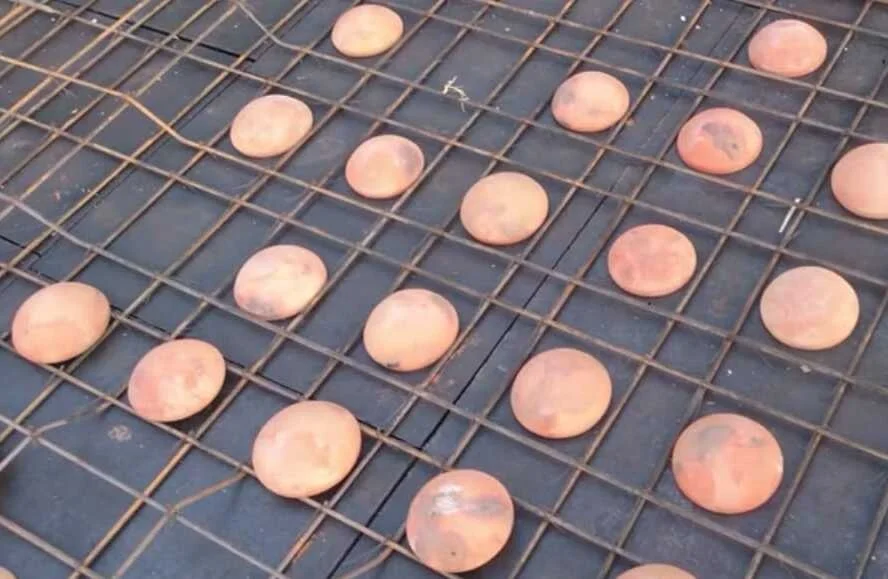 Natural red clay terracotta filler slabs used for eco friendly construction of wall and ceiling form work with good quality