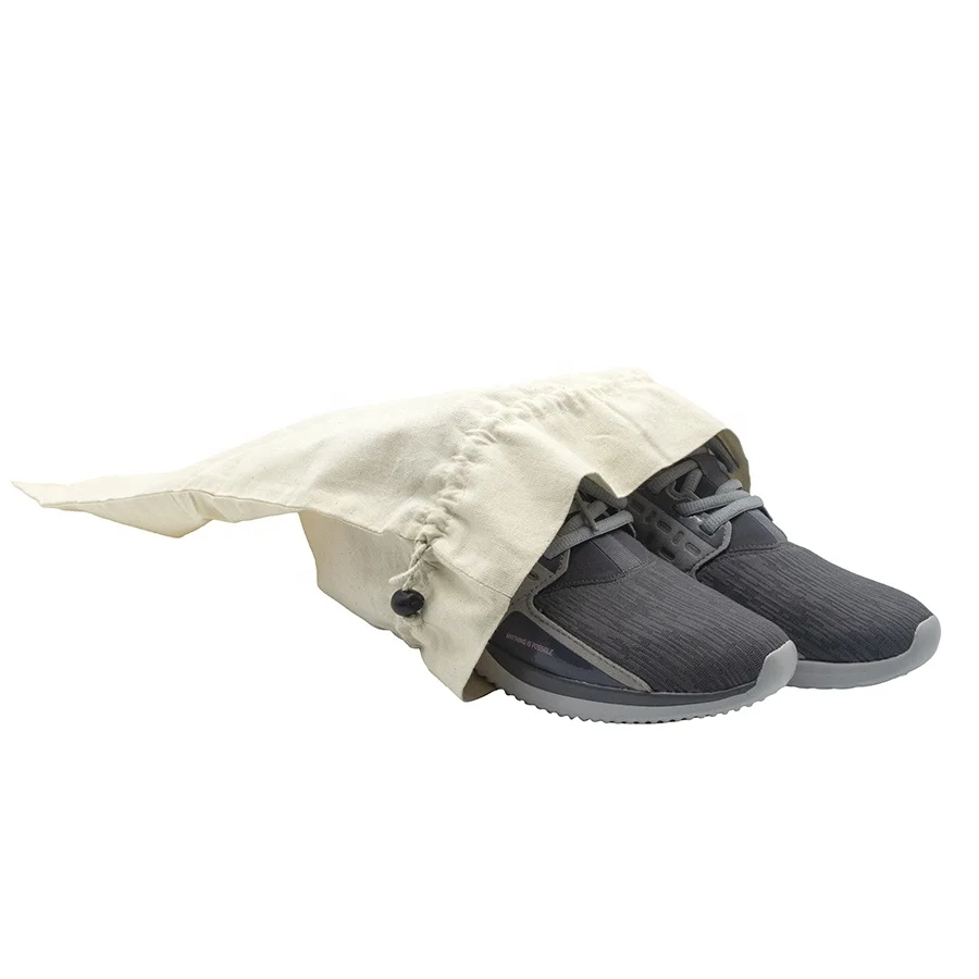 Cotton Canvas Dust Bag 100% Cotton Fabric Eco Friendly Recyclable Custom Size Promotional Packaging Drawstring Bag Print Accept