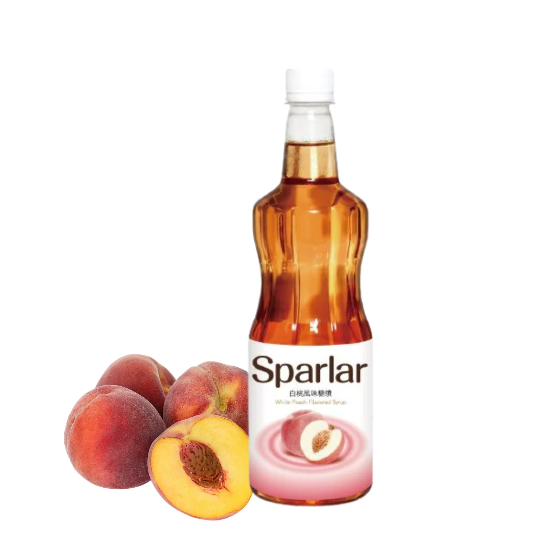 Ready To Ship LMC Taiwan Supplier White Peach Fruit Syrup for Any Any Beverage Applications