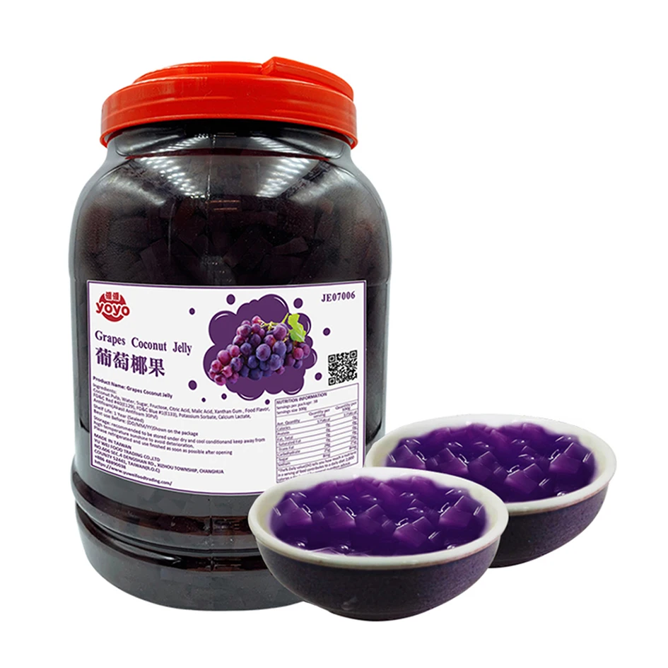 Фруктовое желе с ароматом винограда кокосовое для Пузырькового чая