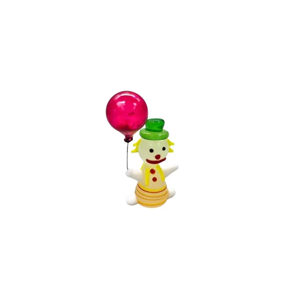 Festive Clown Balloons Murano Glass