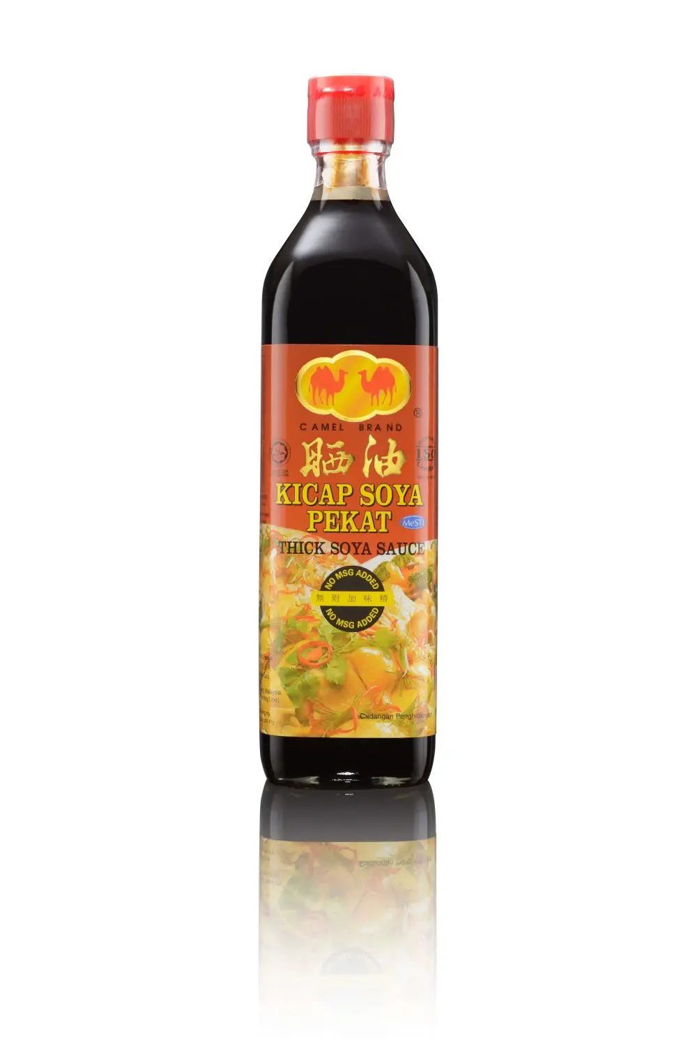 
Natural Fermented Seasoning Soy Bean Halal Products 500GM Double Camel King Dark Sweet Soy Sauce 
