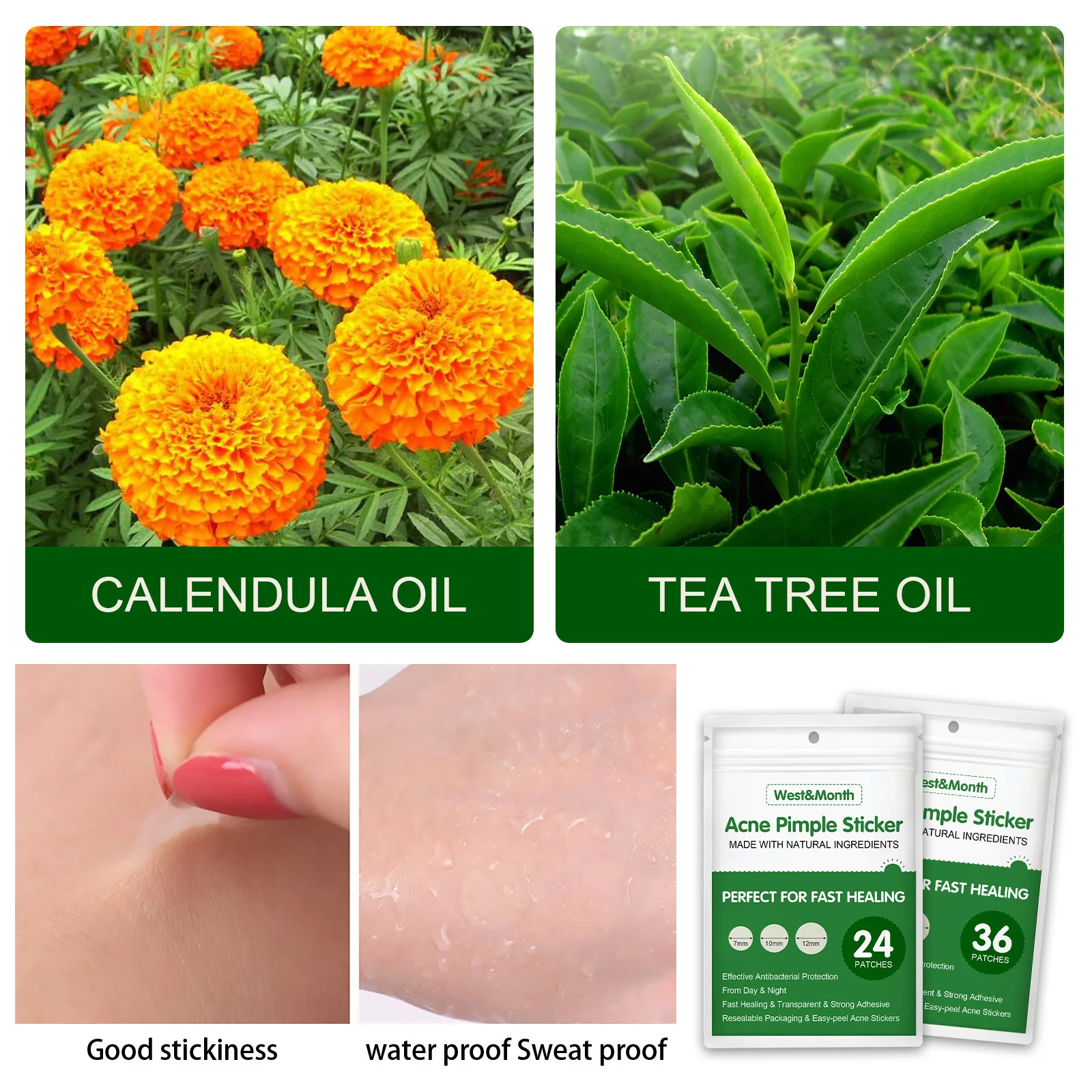 Free Sample Acne Dressing Acne Patch Custom Shape Spot Treatment Plaster Acne Patches Invisible