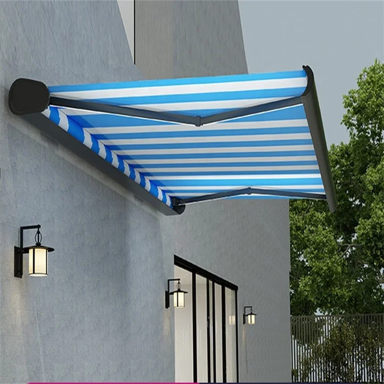 Sound Proof Awning Manually Operated Awning For Rain Canopy Retractable Sunshade Shelter Shades Remote Control Awning