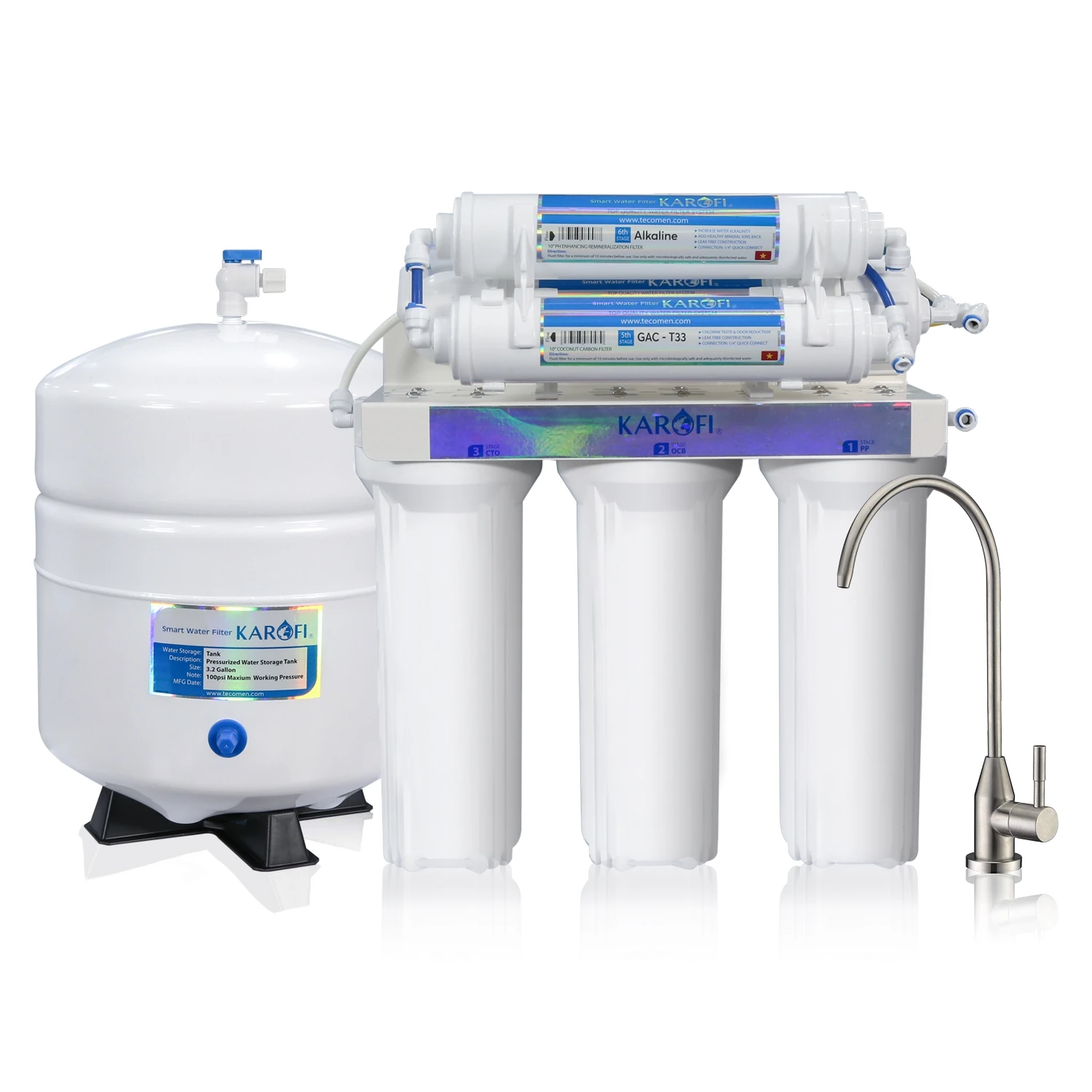 Karofi Akaline 6 Stage RO Water Purifier 75GPD Pumpless high quality from Vietnam Best Supplier at Good Service