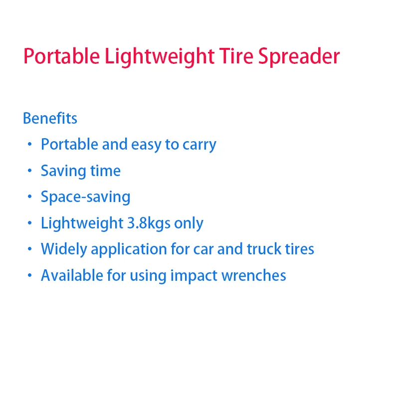 Other Vehicle Tools Hand Tools Pneumatic Tools Portable Lightweight Tire Spreader