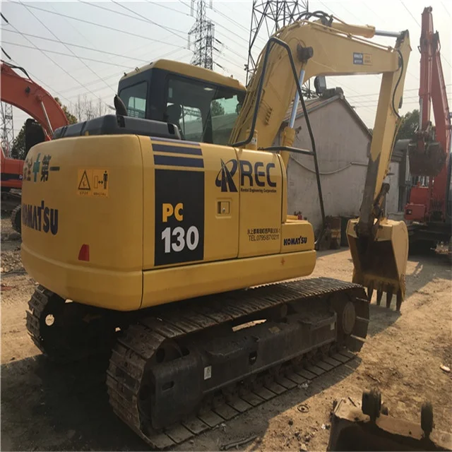 13 ton Used  high-performance Komatsu 130-7  excavator cheap for sale in Shanghai pc 220/200/300/350