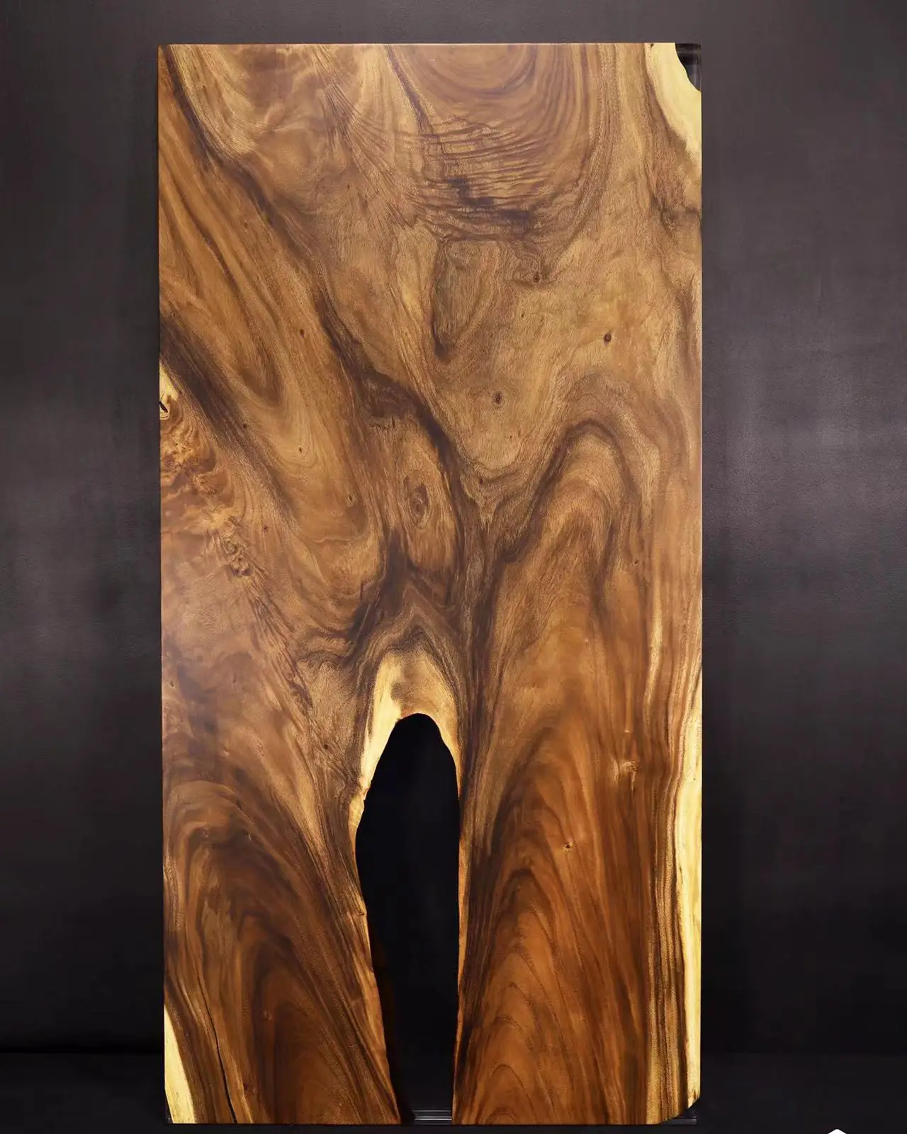 Resin Repairing Table Epoxy Monkeypod Wood Table Dining Room Furniture Solid Wooden Epoxy Dining Table