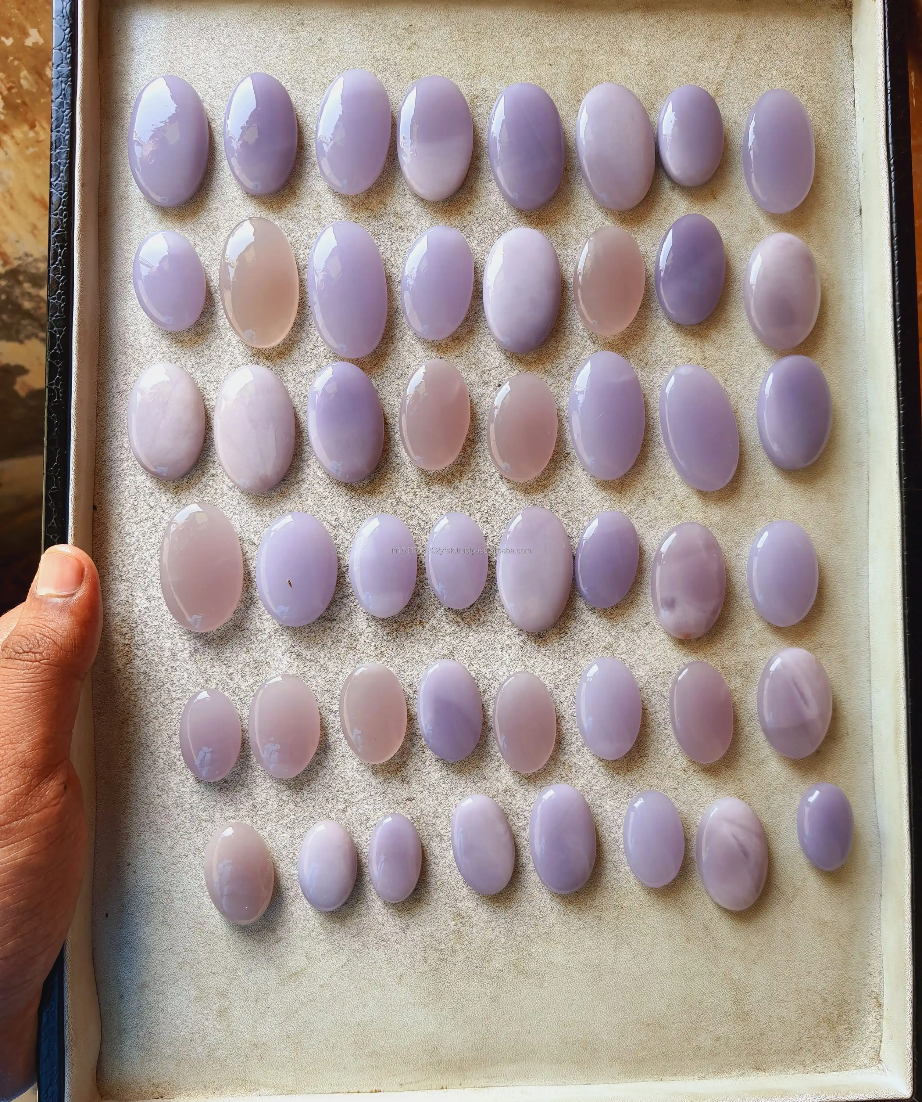 Yttrium Fluorite palmstone for chakra healing energy