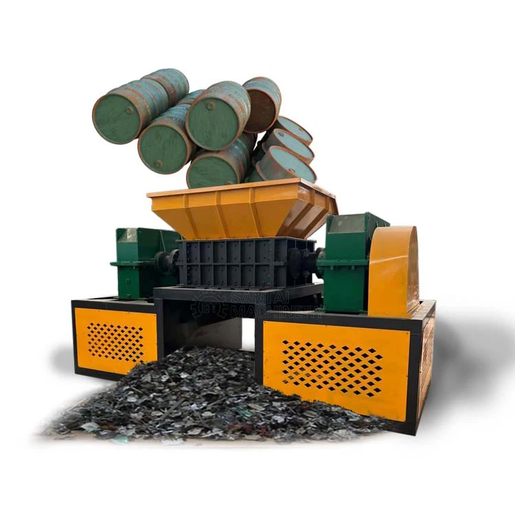 Factory Direct Sale Waste Car Electronic Products Integrated Board Crushing Double Shaft Shredder