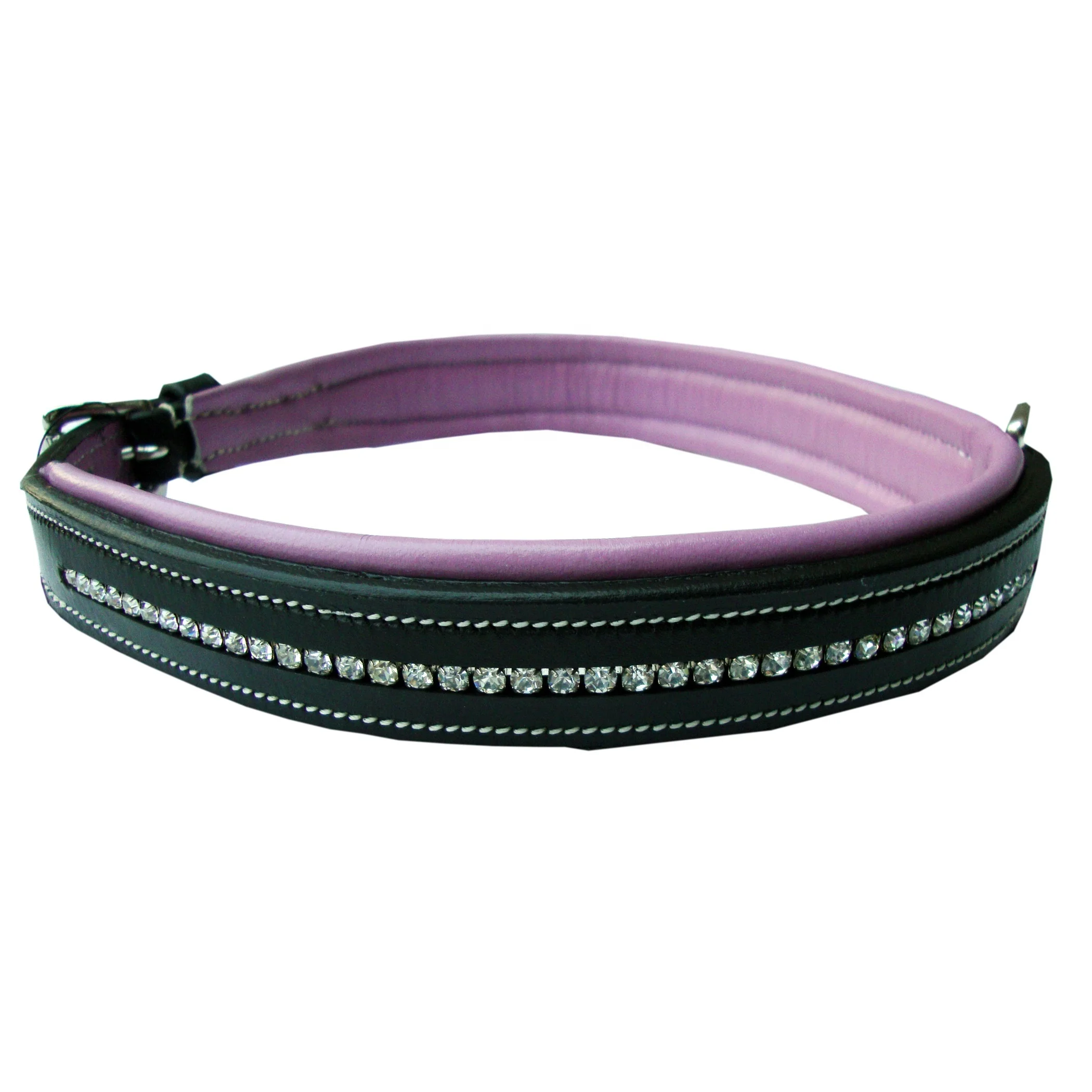 Dog Controlling Durable Leather Stylish Dog Collars Available In Custom Sizes & Colors