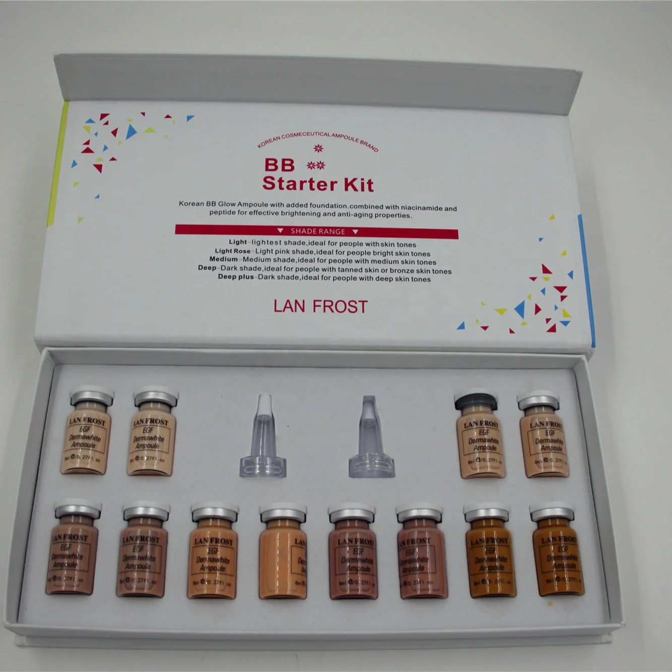 Promotional  glow brightening MESO white BB serum  and pigment glow derma  pen bb cream skin care mesotherapy Semi permanent BB