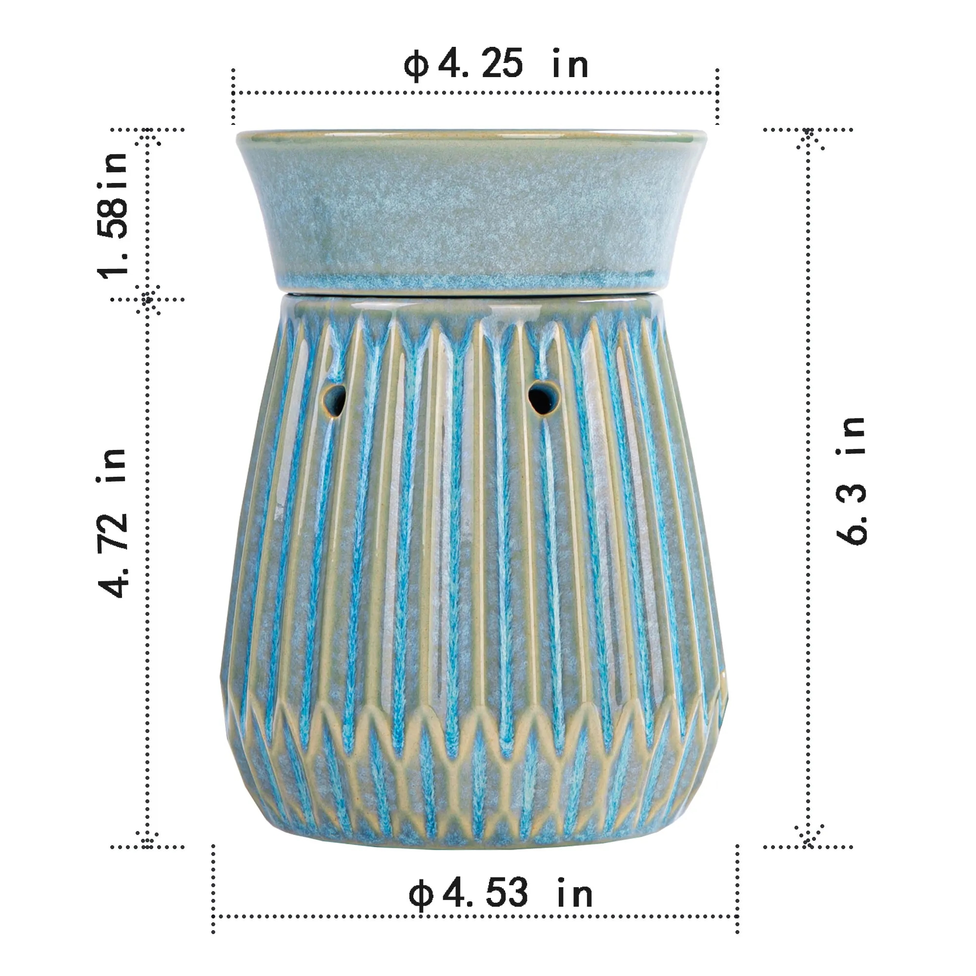 2022 Best Aroma Fragrance Scented Oil Wax Melt Warmer  for Home Decor