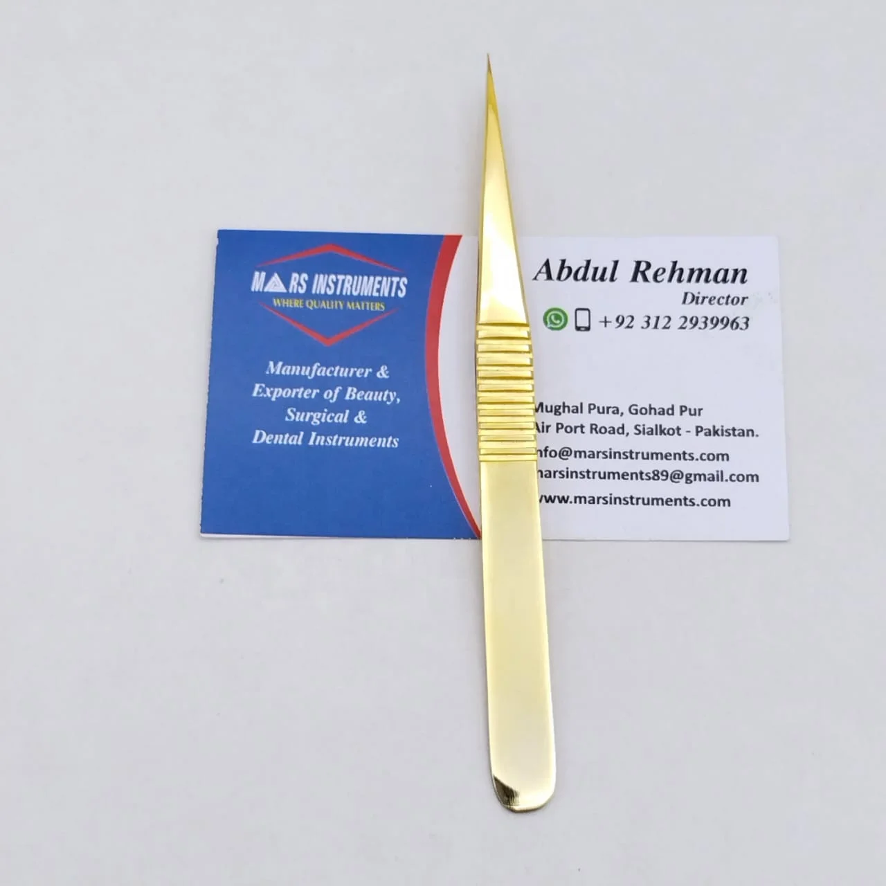 Высококачественный Пинцет для наращивания ресниц с белым золотом русский объема