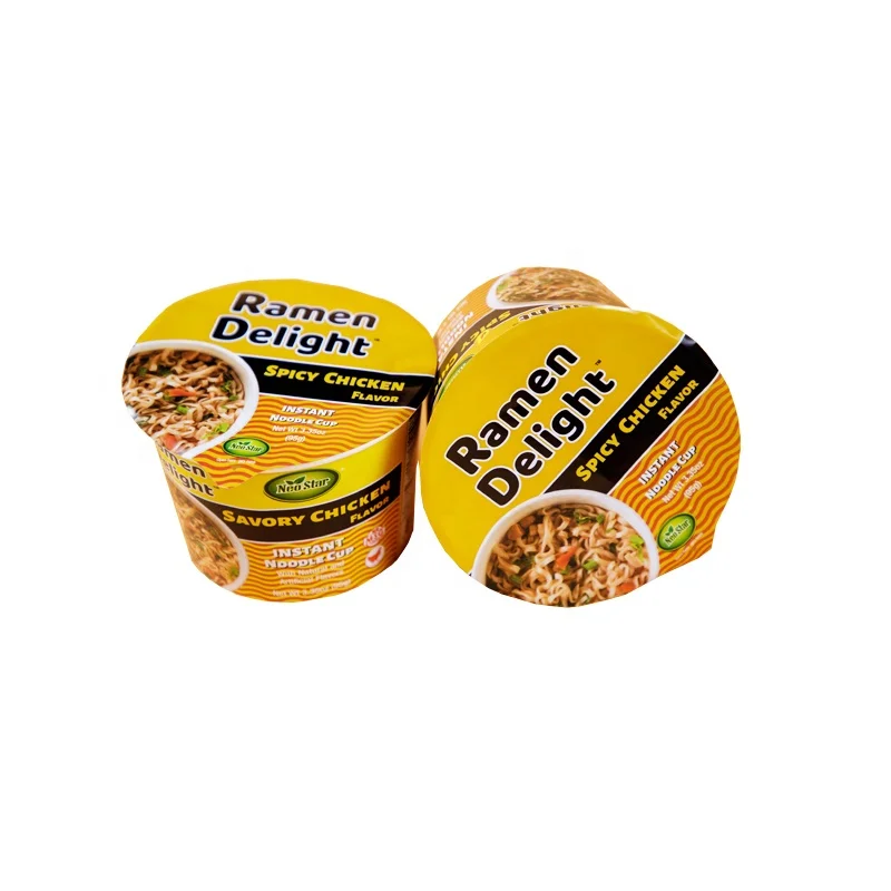 Острая куриная лапша, рамен, миска, лапша