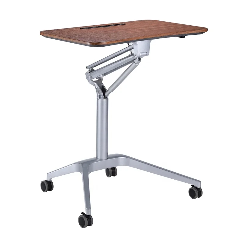 Standing Pneumatic Height Adjustable Cell Phone Bracket Laptop Desk