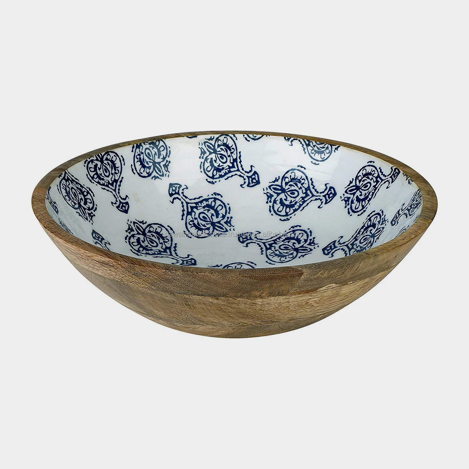  Салатница из деревянного материала с покрытием эмали сервировочная ложка для салата маленькая чаша