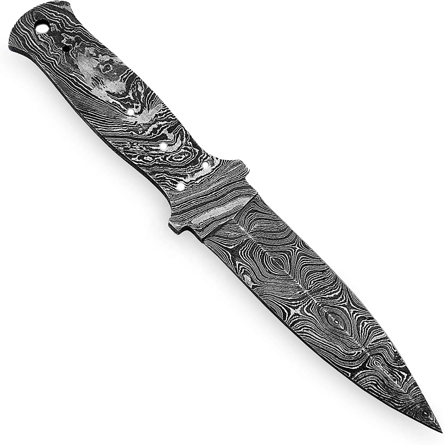  Дамасское лезвие без рисунка кованое вручную 9 00 дюйма для изготовления охотничьих ножей