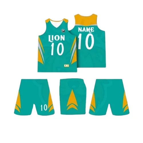 Custom sublimation Design Basketball Jerseys set Basketball Uniform Wear basketball suit For Team