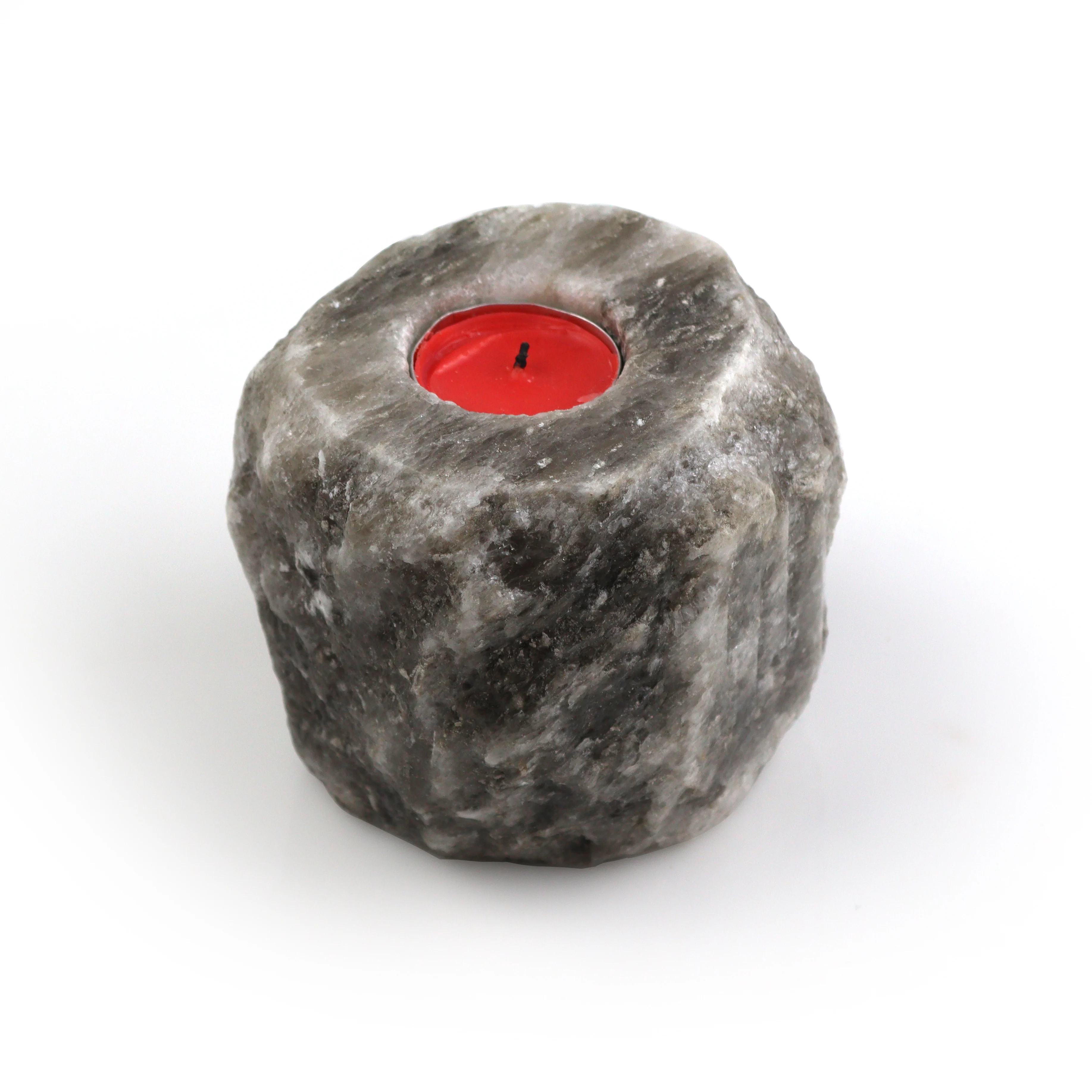 Pink Salt Crystal Himalayan Salt Votive Candle Tea Light Candle Holder