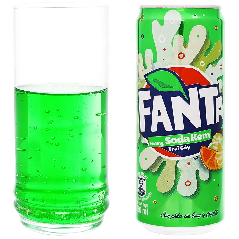FANTA банка для мягкого напитка с фруктовым содовым вкусом 320 мл/газированные безалкогольные напитки/вьетнамские