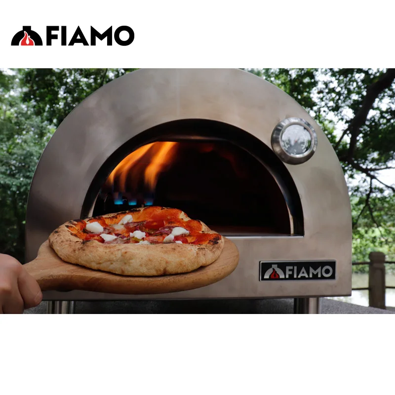Countertop Promotional OEM Low Price Gas Pizza Dome Ovens Holds 4 Pizzas With Pizza Stone
