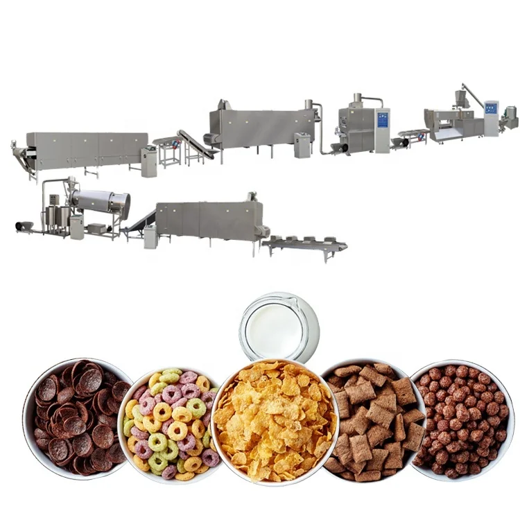 Машина для изготовления кукурузных хлопьев/машина закусок из хлопьев на